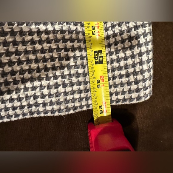 Norton McNaughton Black & White Checkered Skirt Zip Back Good Condition … - Picture 12 of 12